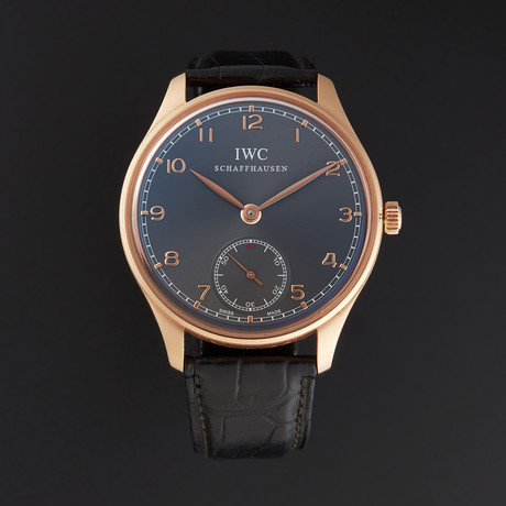 IWC Portuguese Hand Wound Manual Wind // IW545406 // Pre-Owned