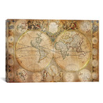 Antique Map #5 (18"W x 12"H x 0.75"D)