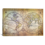 Planisphere Carte (18"W x 12"H x 0.75"D)