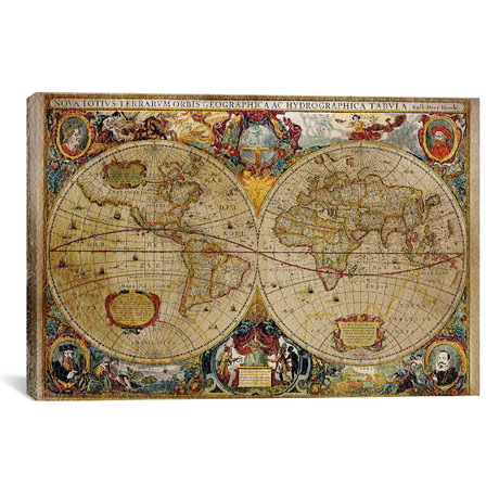 Victorian Geographica (18"W x 12"H x 0.75"D)