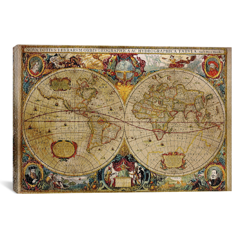 Leather Maps of the World - Old World Maps With Modern Style - Touch of 