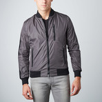 Gaudil Leather Trim Jacket // Grey (Euro: 48)