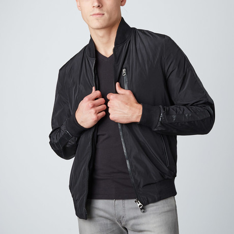 Gaudil Leather Trim Jacket // Black (Euro: 46)