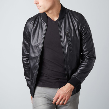 Gaudil Leather Jacket // Black (Euro: 50)