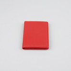 Leather Card Holder // Red