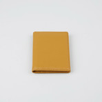 Leather Card Holder // Yellow Spice