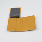 Leather Card Holder // Yellow Spice