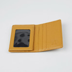 Leather Card Holder // Yellow Spice