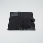Crocco Embossed Passport Holder // Black