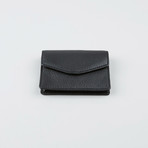 Print Nappa Card Holder // Black