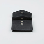 Print Nappa Card Holder // Black