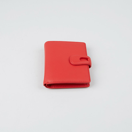 Napa Leather Wallet // Red