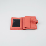 Napa Leather Wallet // Salmon