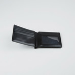 Leather Wallet w/ ID Window // Black