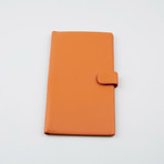 Deerskin Passport Holder // Orange