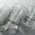Slanted Bar Glasses // Set of 2