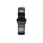 Super Soft Leather Apple Watch Strap // Black (38mm-40mm // Stainless Steel Clasp)