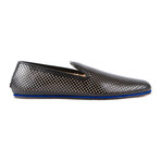 The Moroccan // Midnight Black + Royal Blue Accent (US: 7)