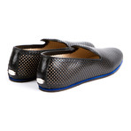 The Moroccan // Midnight Black + Royal Blue Accent (US: 7)