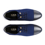 The Old English // Navy Blue + Black (US: 7)