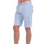 Bermuda Cargo Shorts // Light Blue (Euro: 60)