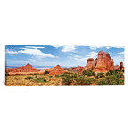 Rock Formations, Arches National Park, Moab, Utah, USA (36"W x 12"H x 0.75"D)