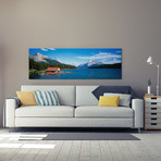 Canada, Alberta, Maligne Lake (36"W x 12"H x 0.75"D)