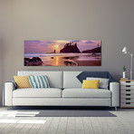 Sea Stacks // Sunset II (36"W x 12"H x 0.75"D)