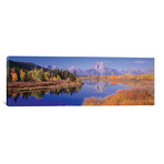 Autumn Landscape I, Teton Range, Rocky Mountains, Oxbow Bend, Wyoming, USA by Panoramic Images (60"W x 20"H x 0.75"D)