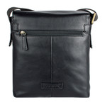 Helvellyn Leather Crossbody // Black // Small