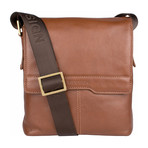 Helvellyn Leather Crossbody // Tan // Small