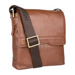 Helvellyn Leather Crossbody // Tan // Small