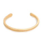 Bracelet // 4mm Hammered Gold