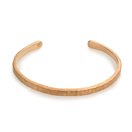 Bracelet // 4mm Bark Gold