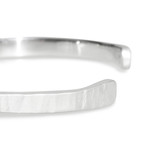 Bracelet // 4mm Bark Silver