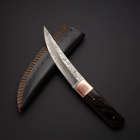 Traditional Tanto // Wenge Copper Bolster