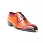 Onur Dotted Perforation Oxford // Antique Tobacco (Euro: 40)