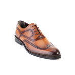 Mehmed Double Stitched Wingtip Oxford // Antique Tobacco (Euro: 39)