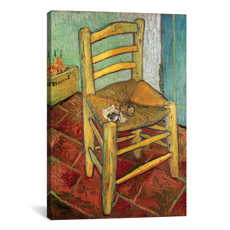 Vincent's Chair, 1888 (18"W x 26"H x 0.75"D)