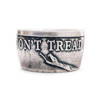 Don't Tread On Me Ring // .999 Silver (Size 9)