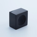 Square Obsidian Ring (Size 5)