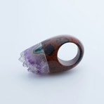 Perfect Blend Amethyst Ring // Brown (Size 5)