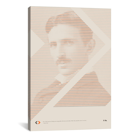 Nikola Tesla // 2046 Design (26"W x 18"H x 0.75"D)