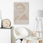 Nikola Tesla // 2046 Design (18"W x 26"H x 1.5"D)