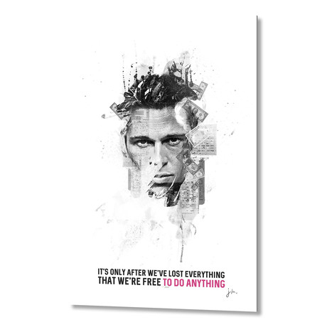Shadow Collection // Fight Club 2 // Aluminum Print (16"W x 24"H)