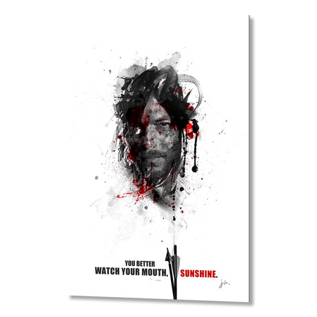 Shadow Collection // Daryl // Aluminum Print (16"W x 24"H)