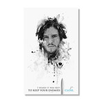 Shadow Collection // Jon Snow // Stretched Canvas (16"W x 24"H x 1.5"D)