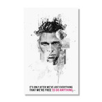 Shadow Collection // Fight Club 2 // Stretched Canvas (16"W x 24"H x 1.5"D)