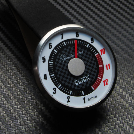 Tokyo Flash Speedometer (Silver + White)