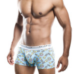 Nuts + Bots Hipster Trunk // Blue + White + Multi (S)